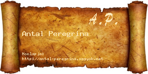 Antal Peregrina névjegykártya